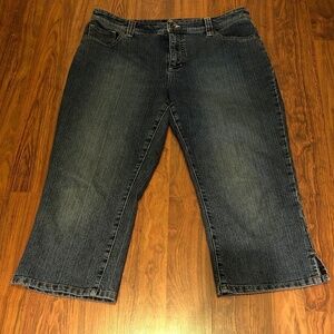 🍉Contrast - Capri Jeans - 15